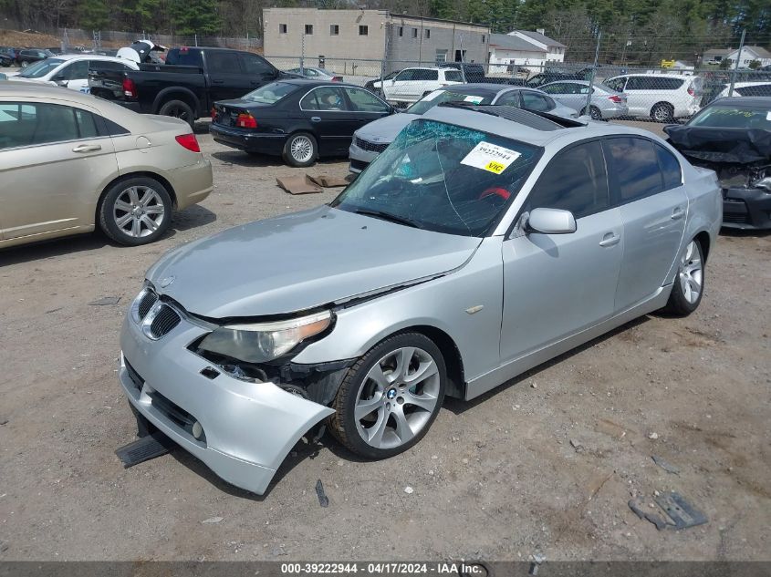 2004 BMW 545I VIN: WBANB33534B087358 Lot: 39222944