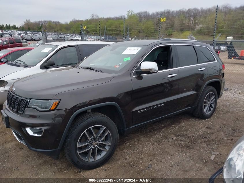 2017 Jeep Grand Cherokee Limited 4X4 VIN: 1C4RJFBG8HC764724 Lot: 39222945