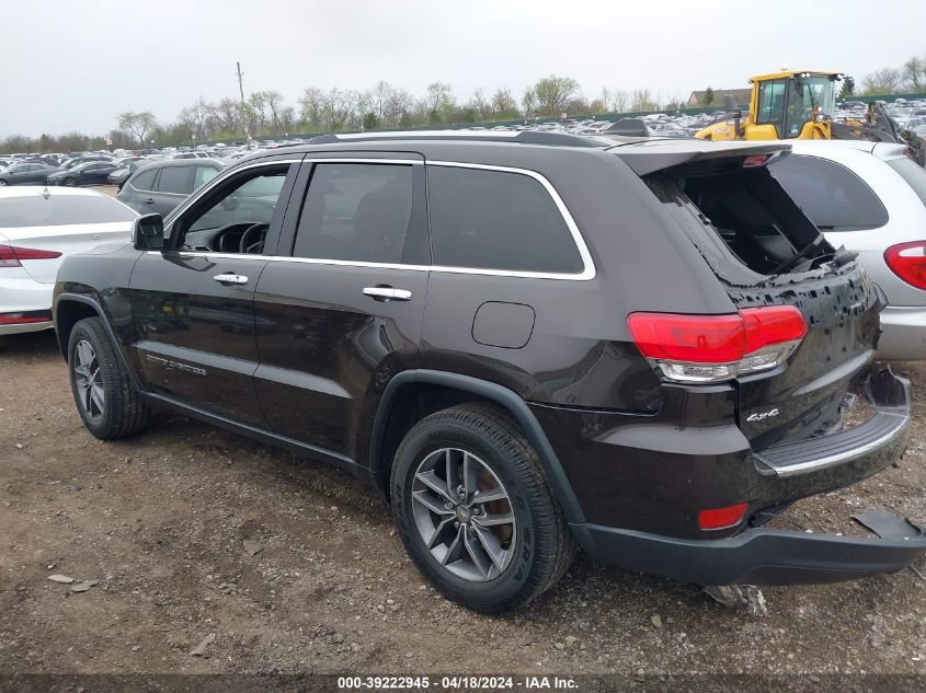 2017 Jeep Grand Cherokee Limited 4X4 VIN: 1C4RJFBG8HC764724 Lot: 39222945