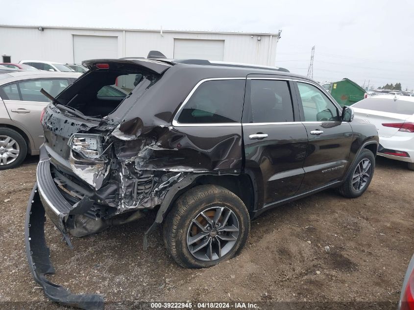 2017 Jeep Grand Cherokee Limited 4X4 VIN: 1C4RJFBG8HC764724 Lot: 39222945