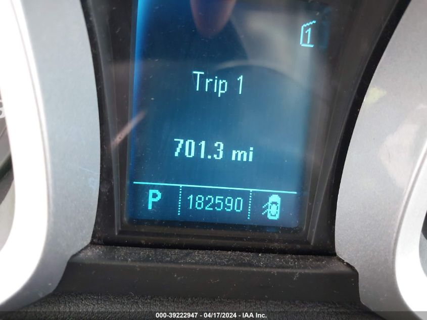 2011 Chevrolet Equinox 2Lt VIN: 2CNALPEC2B6345477 Lot: 39222947