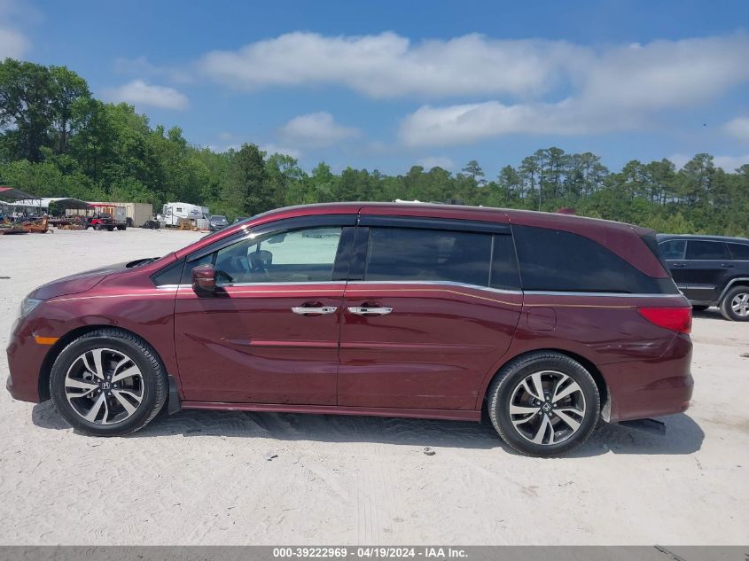 2018 Honda Odyssey Elite VIN: 5FNRL6H96JB045726 Lot: 39222969