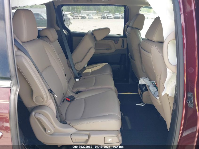 2018 Honda Odyssey Elite VIN: 5FNRL6H96JB045726 Lot: 39222969