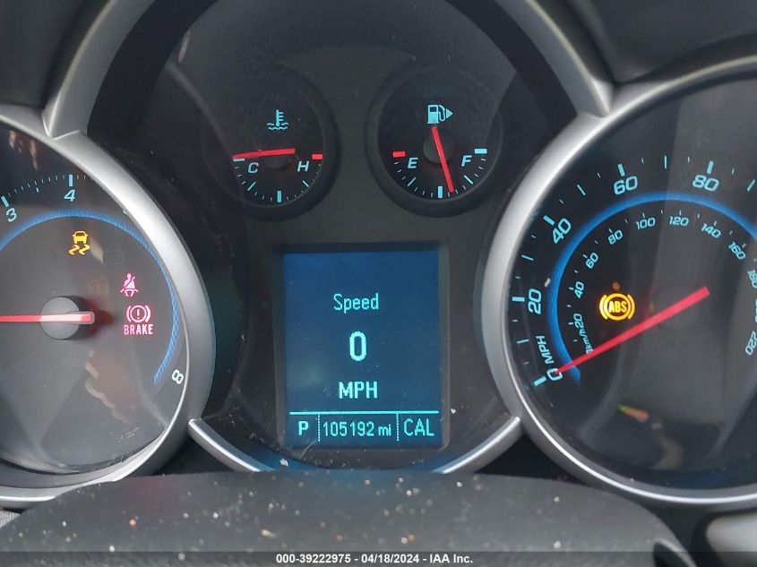 2012 Chevrolet Cruze Ls VIN: 1G1PC5SH9C7255840 Lot: 11932096