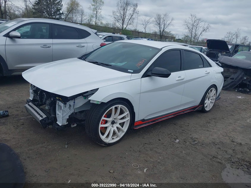2023 Hyundai Elantra N VIN: KMHLW4AK9PU010821 Lot: 39222990
