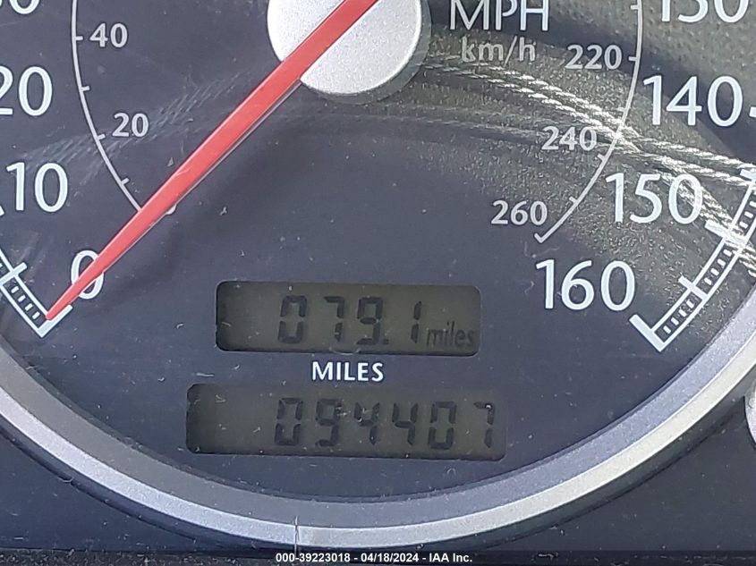 2004 Chrysler Crossfire VIN: 1C3AN69L04X002497 Lot: 39223018