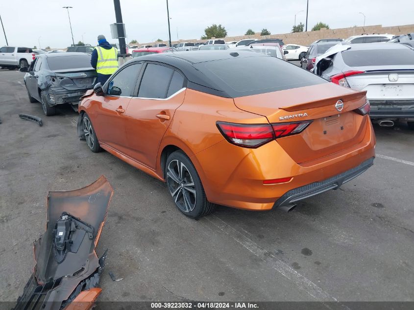 2020 Nissan Sentra Sr Xtronic Cvt VIN: 3N1AB8DV4LY230916 Lot: 49460784