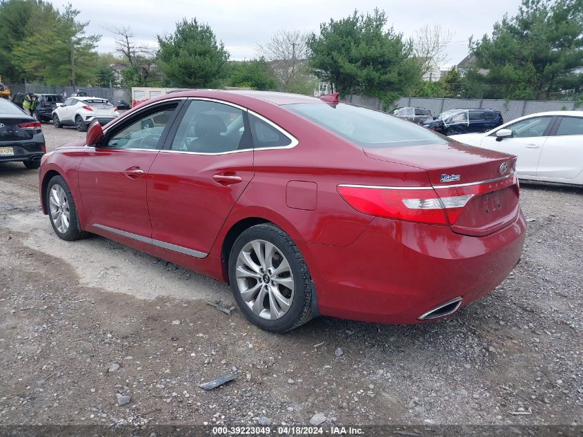 2014 Hyundai Azera Limited VIN: KMHFH4JG9EA375405 Lot: 39223049