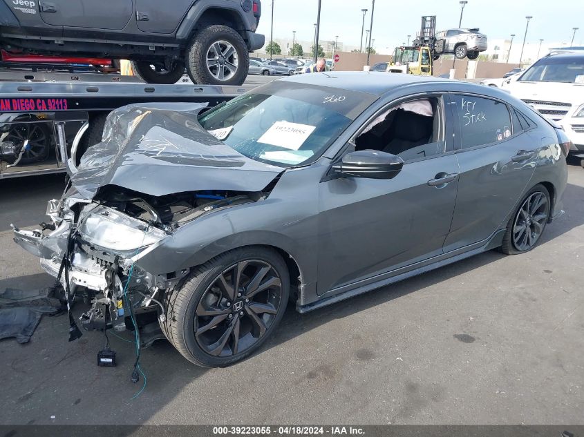 2019 Honda Civic Sport VIN: SHHFK7H43KU414526 Lot: 39223055