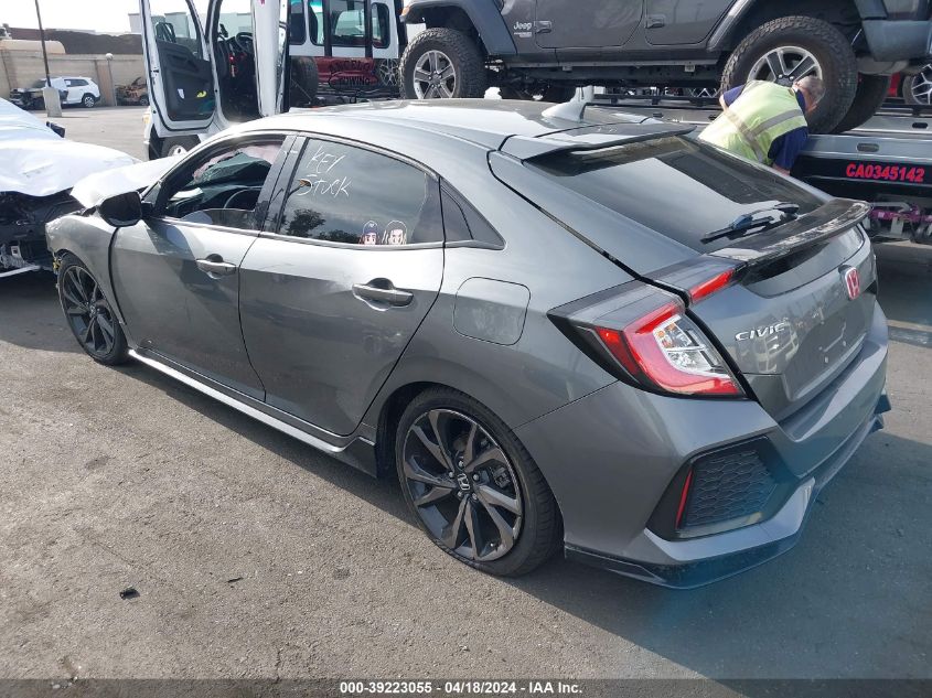 2019 Honda Civic Sport VIN: SHHFK7H43KU414526 Lot: 39223055