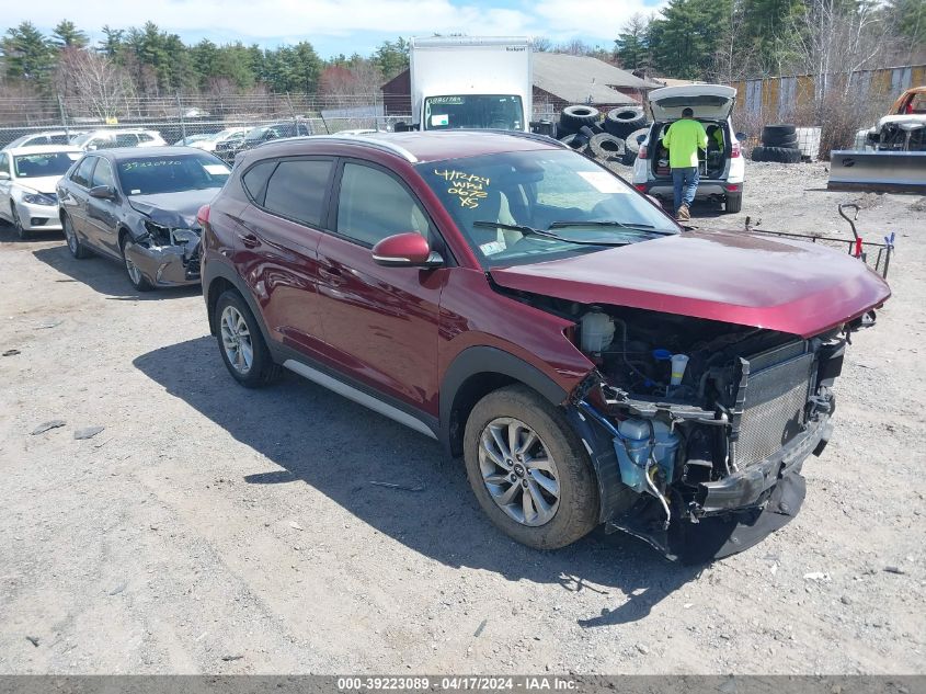 2017 Hyundai Tucson Eco VIN: KM8J3CA2XHU380672 Lot: 39223089