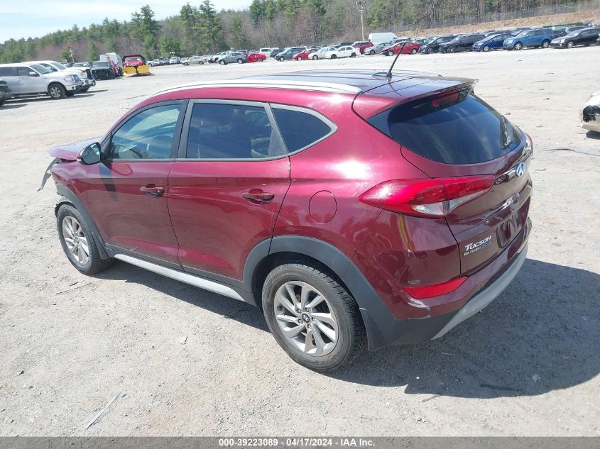 2017 Hyundai Tucson Eco VIN: KM8J3CA2XHU380672 Lot: 39223089