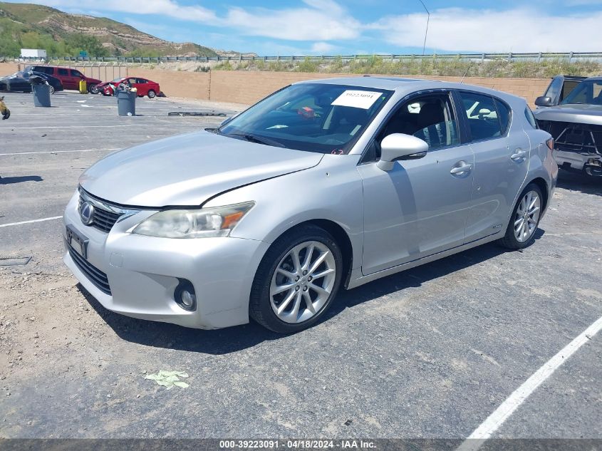 2012 Lexus Ct 200H Premium VIN: JTHKD5BH5C2099323 Lot: 39223091