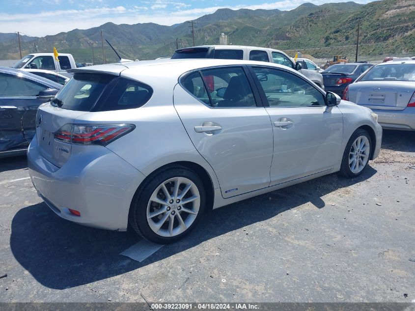 2012 Lexus Ct 200H Premium VIN: JTHKD5BH5C2099323 Lot: 39223091