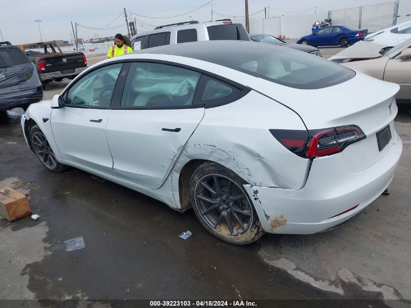 2021 Tesla Model 3 Standard Range Plus Rear-Wheel Drive VIN: 5YJ3E1EA8MF987542 Lot: 39223103