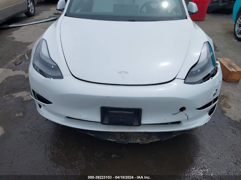 2021 Tesla Model 3 Standard Range Plus Rear-Wheel Drive VIN: 5YJ3E1EA8MF987542 Lot: 39223103