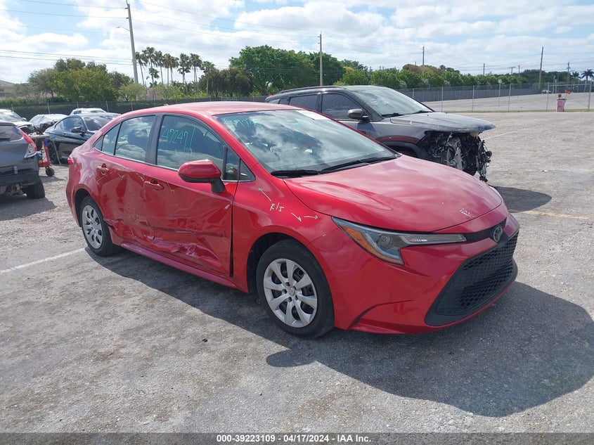 VIN JTDEPRAE7LJ098541 2020 TOYOTA COROLLA LE