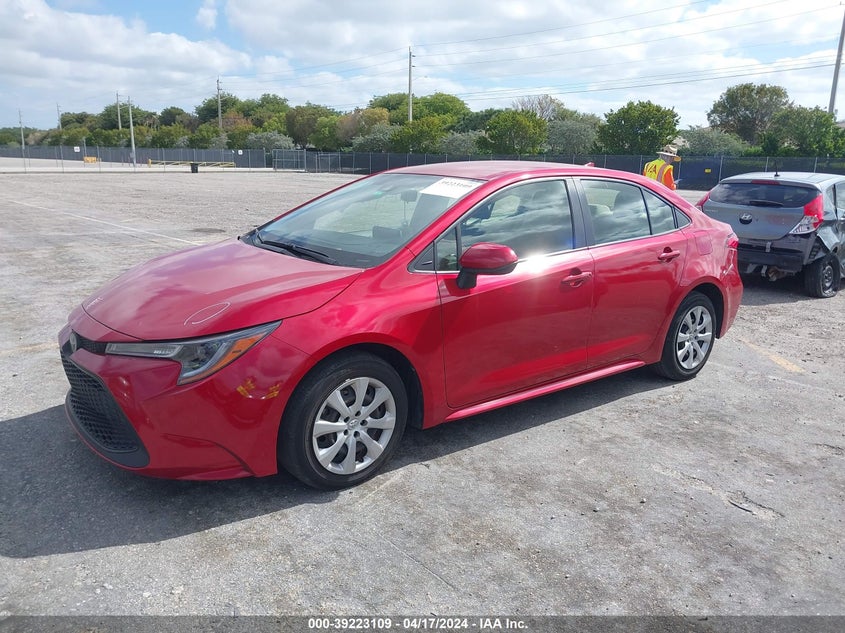 VIN JTDEPRAE7LJ098541 2020 TOYOTA COROLLA LE