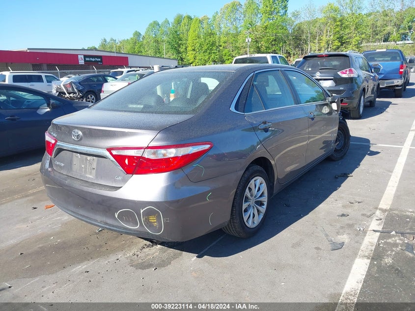 2015 Toyota Camry Le VIN: 4T4BF1FK8FR483018 Lot: 39223114