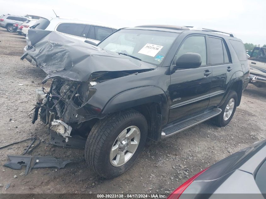 2004 Toyota 4Runner Limited V6 VIN: JTEZU17R640039215 Lot: 50420884