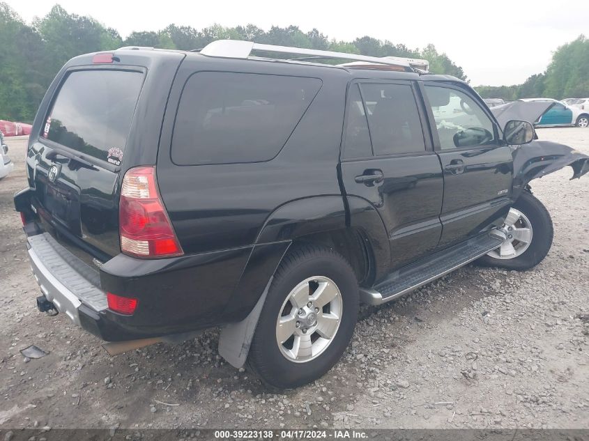 2004 Toyota 4Runner Limited V6 VIN: JTEZU17R640039215 Lot: 50420884