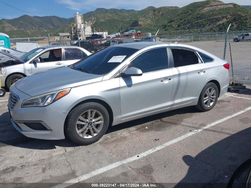 2017 Hyundai Sonata VIN: 5NPE24AF1HH505344 Lot: 39223147