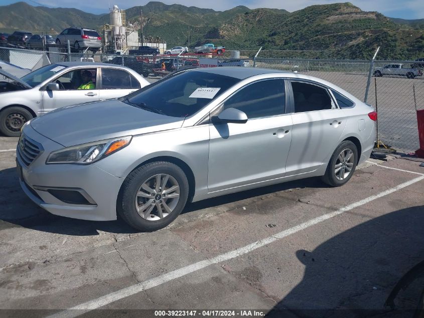 2017 Hyundai Sonata VIN: 5NPE24AF1HH505344 Lot: 39223147