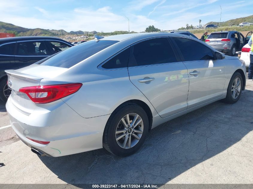2017 Hyundai Sonata VIN: 5NPE24AF1HH505344 Lot: 39223147