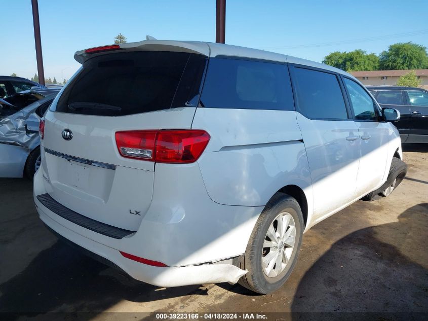 2017 Kia Sedona Lx VIN: KNDMB5C13H6233585 Lot: 39223166