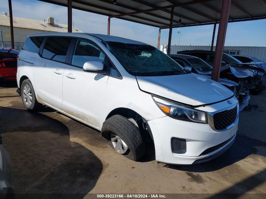 2017 Kia Sedona Lx VIN: KNDMB5C13H6233585 Lot: 39223166