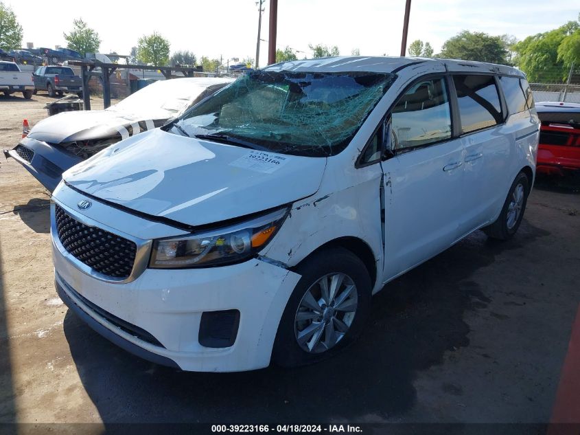 2017 Kia Sedona Lx VIN: KNDMB5C13H6233585 Lot: 39223166