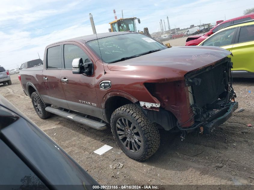 2016 Nissan Titan Xd Platinum Reserve Diesel VIN: 1N6BA1F44GN503238 Lot: 39223185