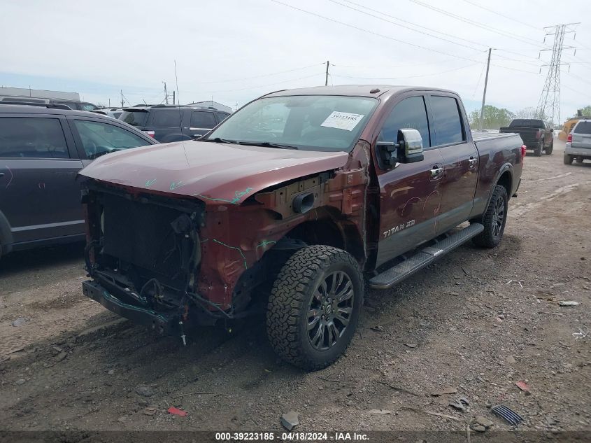 2016 Nissan Titan Xd Platinum Reserve Diesel VIN: 1N6BA1F44GN503238 Lot: 39223185