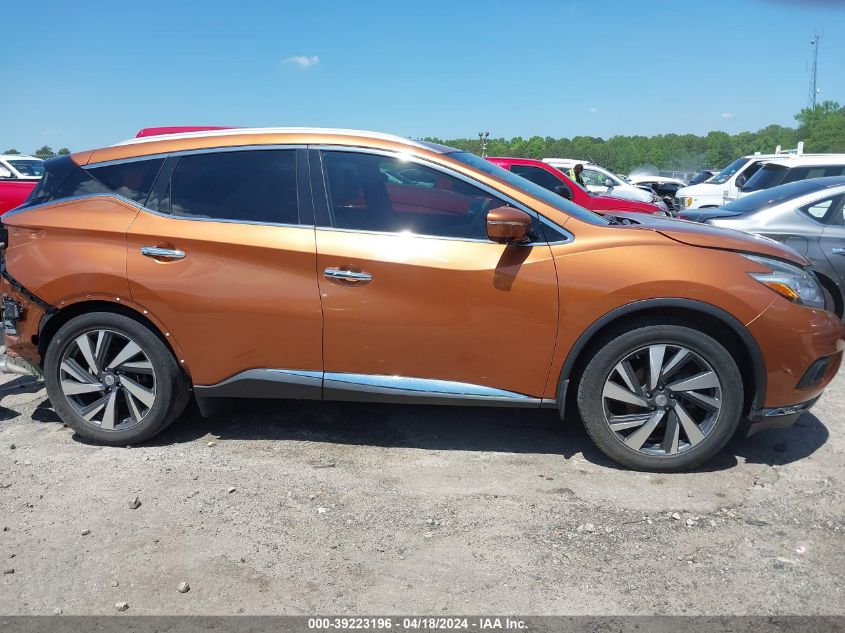 2015 Nissan Murano Platinum VIN: 5N1AZ2MH0FN265899 Lot: 39223196