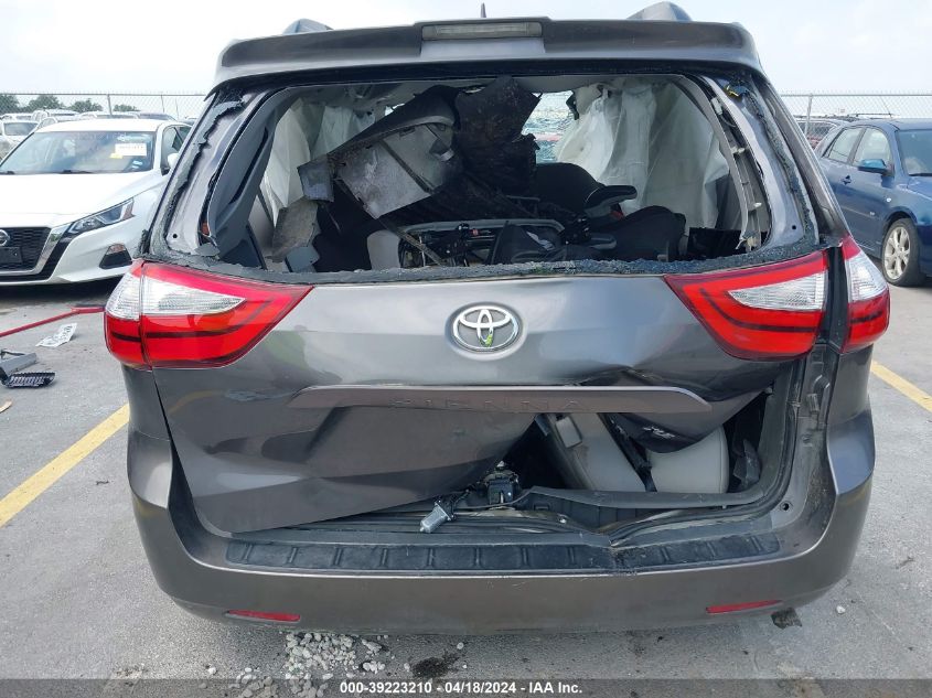 2018 Toyota Sienna Xle 8 Passenger VIN: 5TDYZ3DC0JS924578 Lot: 39223210