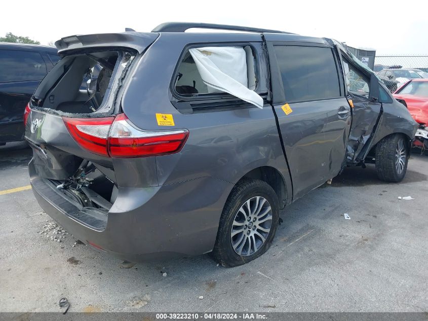 2018 Toyota Sienna Xle 8 Passenger VIN: 5TDYZ3DC0JS924578 Lot: 39223210