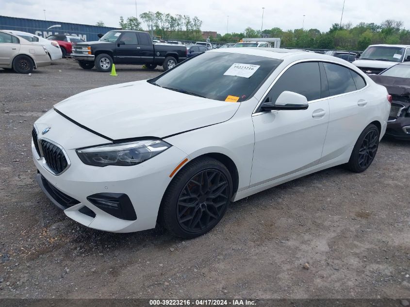 2021 BMW 228I Gran Coupe xDrive VIN: WBA73AK06M7H58107 Lot: 39223216