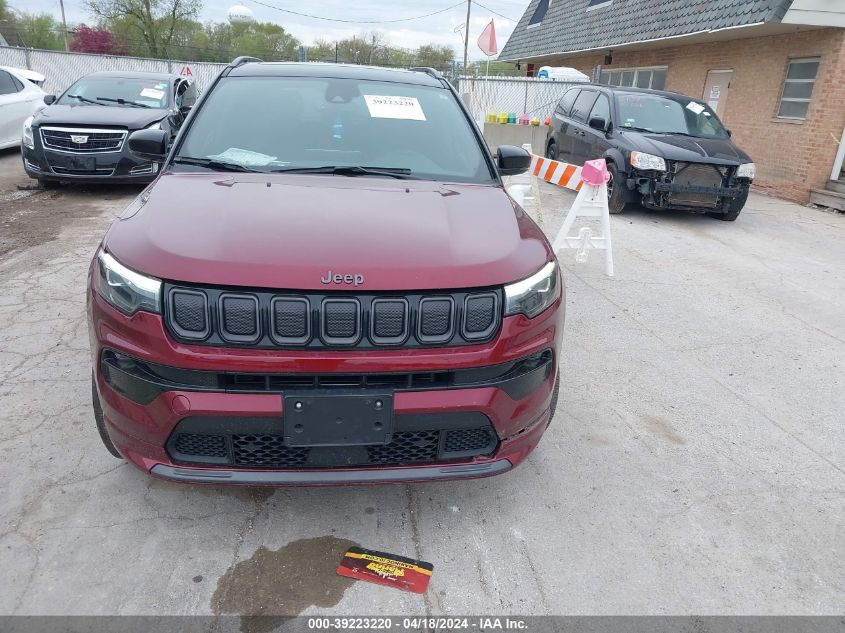 2022 Jeep Compass High Altitude 4X4 VIN: 3C4NJDCB2NT176663 Lot: 39223220