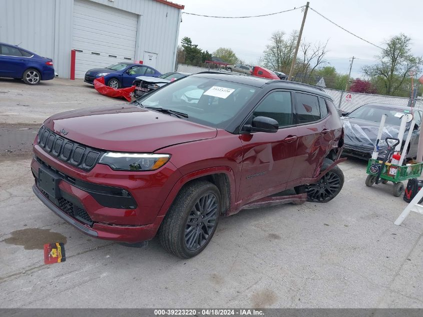 2022 Jeep Compass High Altitude 4X4 VIN: 3C4NJDCB2NT176663 Lot: 39223220