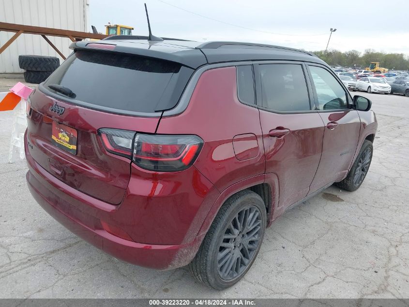 2022 Jeep Compass High Altitude 4X4 VIN: 3C4NJDCB2NT176663 Lot: 39223220