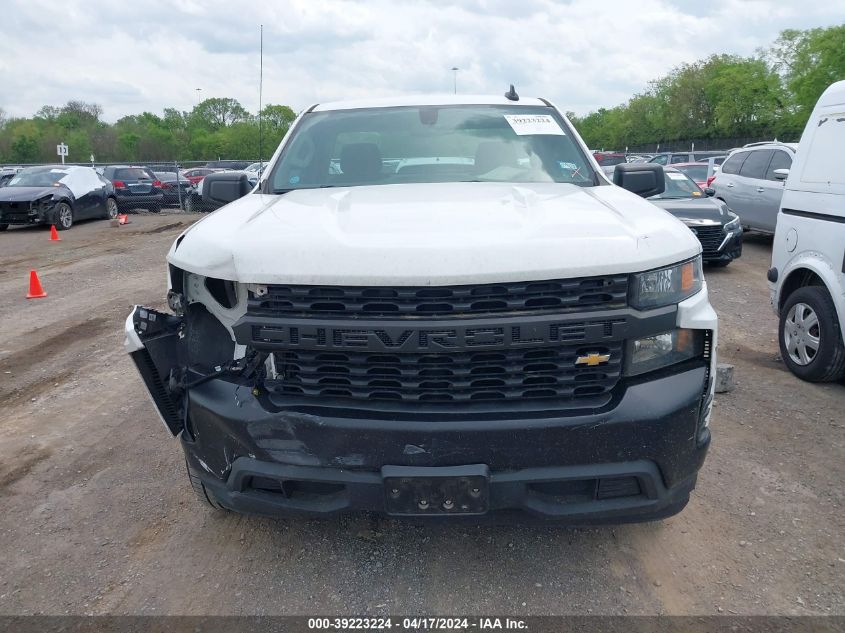 2020 Chevrolet Silverado 1500 2Wd Regular Cab Long Bed Wt VIN: 3GCNWAEH7LG328556 Lot: 39223224