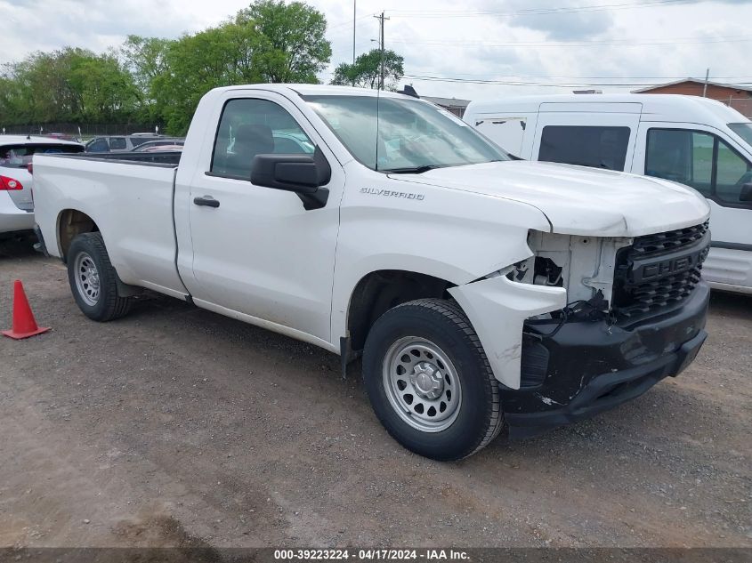 2020 Chevrolet Silverado 1500 2Wd Regular Cab Long Bed Wt VIN: 3GCNWAEH7LG328556 Lot: 39223224