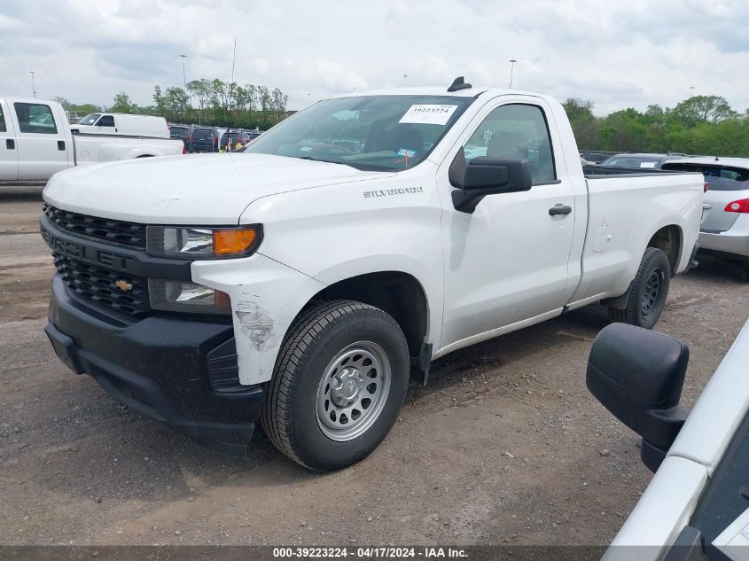 2020 Chevrolet Silverado 1500 2Wd Regular Cab Long Bed Wt VIN: 3GCNWAEH7LG328556 Lot: 39223224