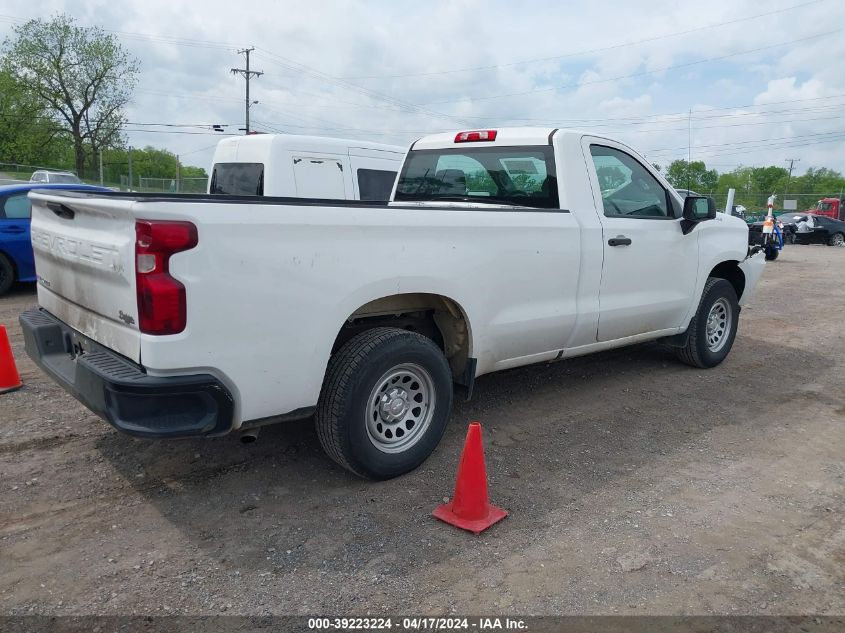 2020 Chevrolet Silverado 1500 2Wd Regular Cab Long Bed Wt VIN: 3GCNWAEH7LG328556 Lot: 39223224