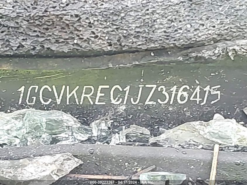 2018 Chevrolet Silverado 1500 1Lt VIN: 1GCVKREC1JZ316415 Lot: 39223267