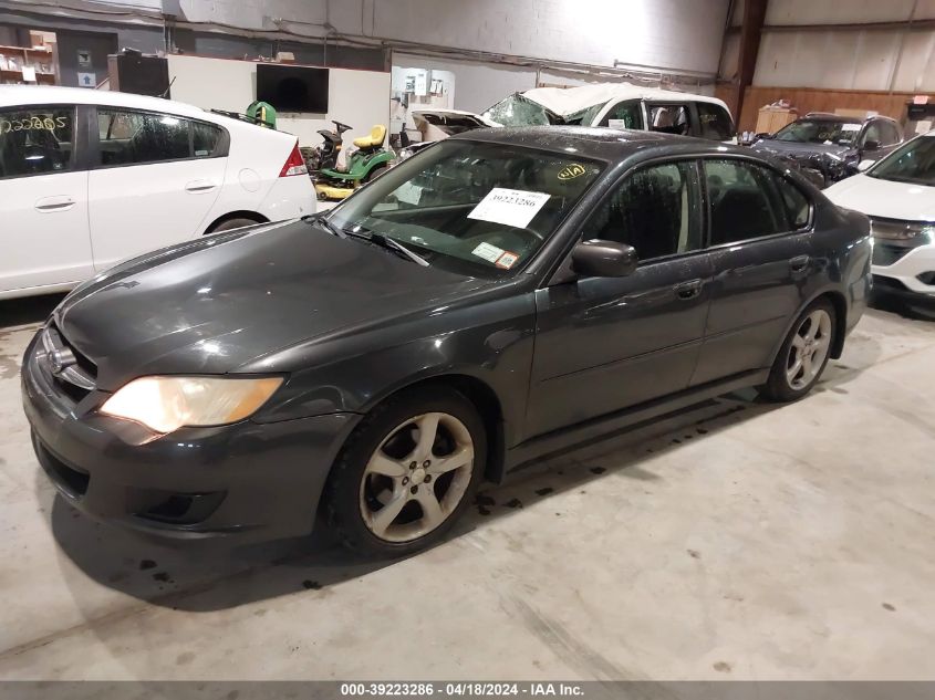 2009 Subaru Legacy 2.5I VIN: 4S3BL616597224259 Lot: 39223286