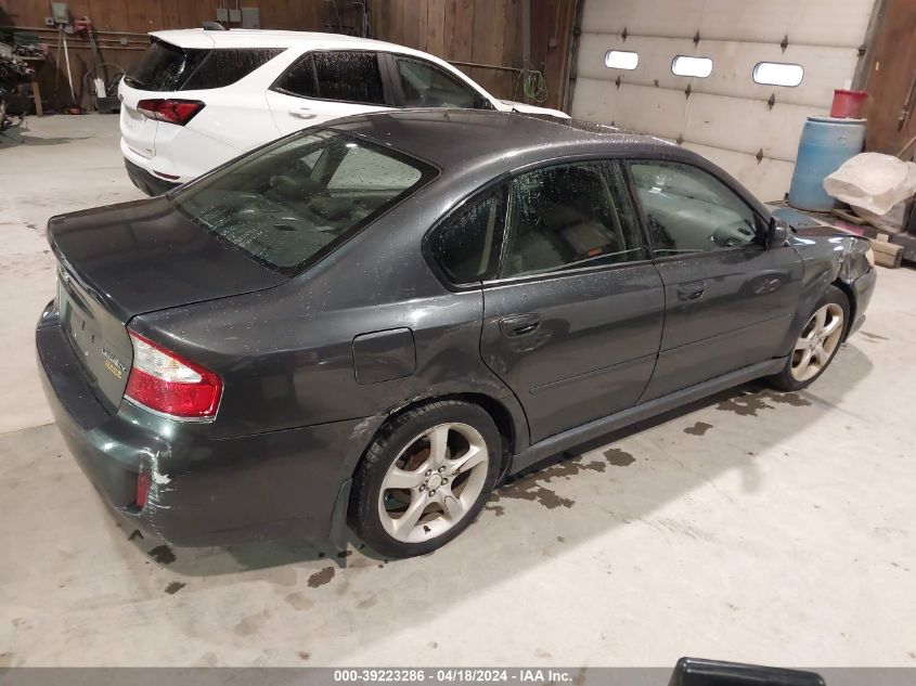2009 Subaru Legacy 2.5I VIN: 4S3BL616597224259 Lot: 39223286