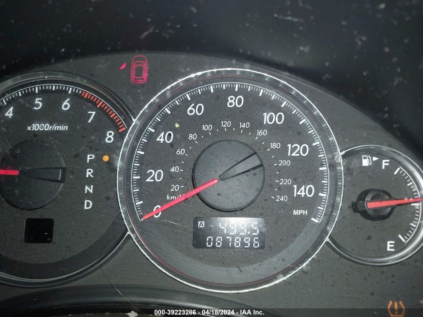 2009 Subaru Legacy 2.5I VIN: 4S3BL616597224259 Lot: 39223286