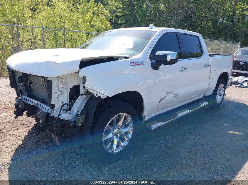 2022 CHEVROLET SILVERADO 1500 LTD 4WD  SHORT BED LTZ - 3GCUYGEL3NG149947