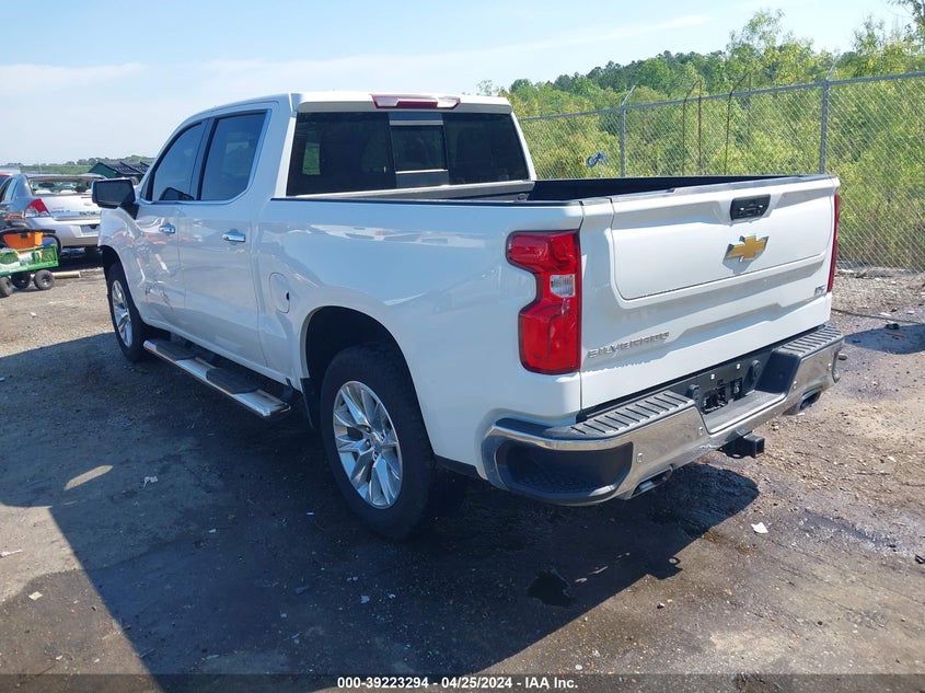 2022 CHEVROLET SILVERADO 1500 LTD 4WD  SHORT BED LTZ - 3GCUYGEL3NG149947